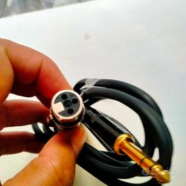 Cable Cordial XLR Hembra - Jack 6.35mm TRS
