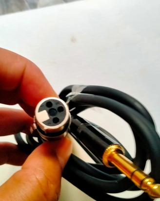 Cable Cordial XLR Hembra - Jack 6.35mm TRS