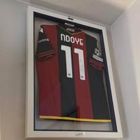 Maglia BOLOGNA BFC Ndoye match worn calcio in teca