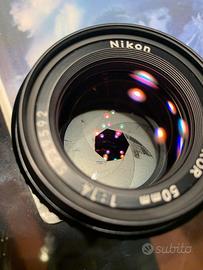 Nikon Nikkor 50mm, AIS,  F 1:1,4