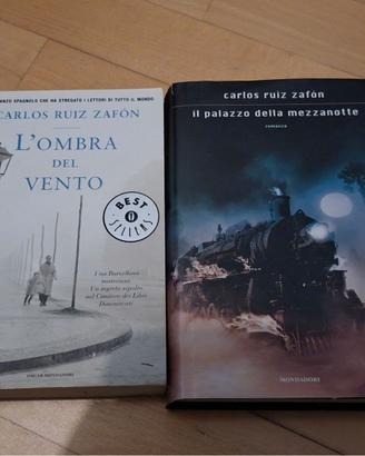 2 romanzi di Carlos Ruiz Zafon