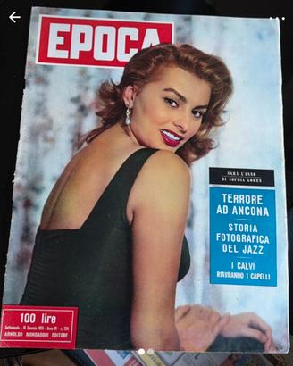 Copertina Rivista Epoca Sofia Loren