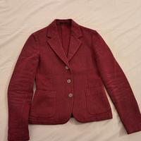 Giacca donna spigata rossa Le Marais taglia 40