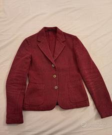 Giacca donna spigata rossa Le Marais taglia 40