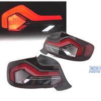 FANALI BMW F22 F23 F87 LED ROSSO AFFUMICATO