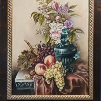 natura morta olio su tela 