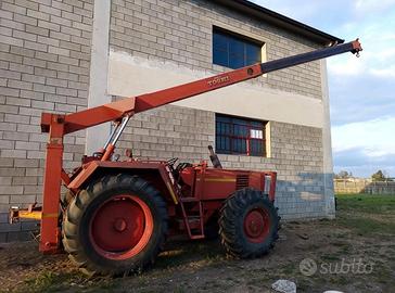 Gru smontata per progetti o pistoni idraulici ecc