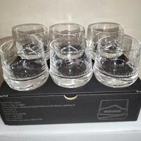 12 Bicchieri Di Vetro Liquore Amaro Alpino Braulio