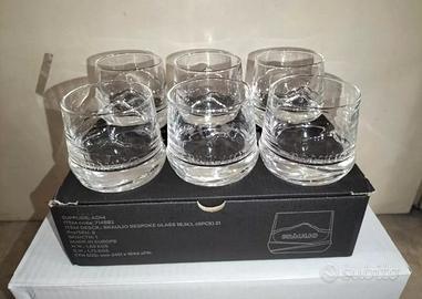 12 Bicchieri Di Vetro Liquore Amaro Alpino Braulio