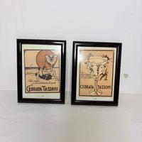 Stampe pubblicitarie Cedrata Tassoni con cornici