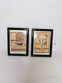 Stampe pubblicitarie Cedrata Tassoni con cornici