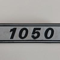 Targhetta "1050" per Fiat 127