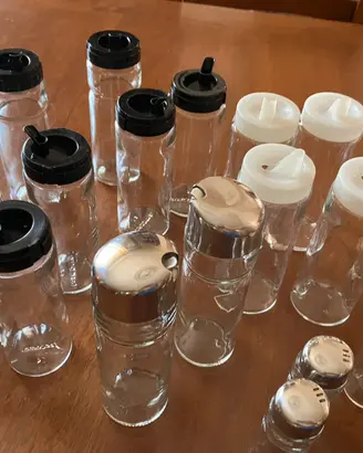 Dispenser tavola olio e aceto
