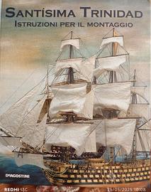 Veliero SS.ma Trinità in legno, scala 1:84 Kit