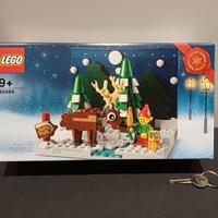 Lego Xmas 40484 Il cortile di Babbo Natale, nuovo