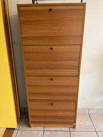 Scarpiera in legno