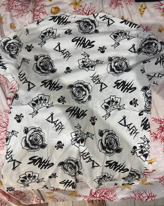 Camicia Maniche Corte Grafica Old School