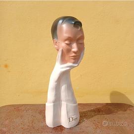 Manichino Busto Gesso Dior Dipinto A Mano Vintage