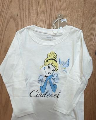 Maglia bambina disney cenerentola nuova 98