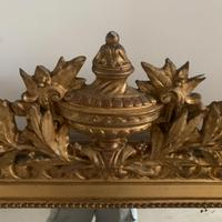 Cornice dorata secolo IXX con specchio