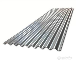 Lamiera grecata zincata 200x88cm pannello  lastre