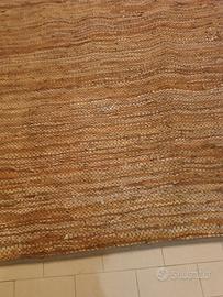 Tappeto artigianale vera pelle (150×230)