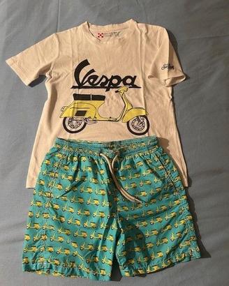 Costume e maglietta St Barth taglia 10 anni