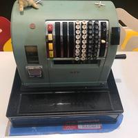 REGISTRATORE DI CASSA RIV VINTAGE CON CHIAVE E ELE