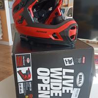 Bell Casco Super DH Flex Mips Fasthouse Matte Red/