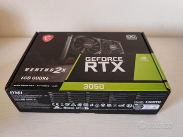 MSI GeForce RTX 3050 VENTUS 2X 6G OC (6GB GDDR6) 