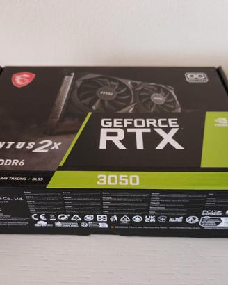 MSI GeForce RTX 3050 VENTUS 2X 6G OC (6GB GDDR6) 