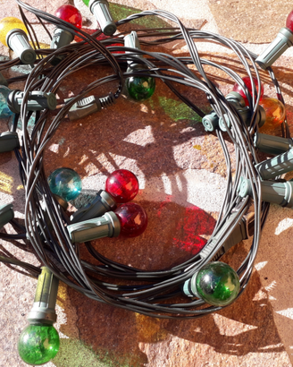 Catenarie da 20 lampadine cad. per esterno
