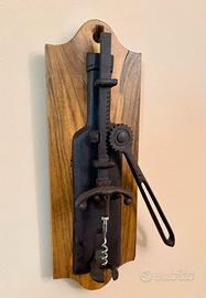 Cavatappi a leva da parete