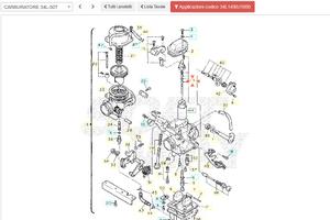 SPILLO CONICO XT600 -34L1490J1000 ORIG.YAMAHA