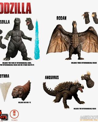 Action Figure 5 Points Mezco XL Godzilla Destroy