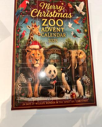 Calendario avvento animali zoo