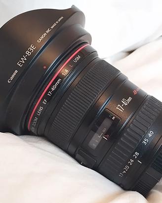 Canon EF 17-40 f4 serie l professionale