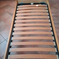 Letto 90x200 singolo con rete a doghe