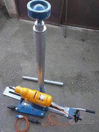 Carotatrice con supporto colonna a puntello