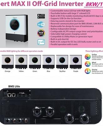 Inverter Voltronic 10kw come nuovo, neanche due an