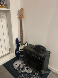 Basso elettrico + amplificatore