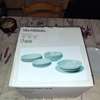 set 18 pz piatti + 4  ikea bianchi