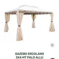 Gazebo ercolano 3x4 metri tende zanz