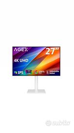 Z-EDGE Monitor AGEX 27” 4K UHD 60Hz  Regolabile