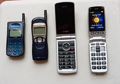 Cellulari da collezione Trium,Philips,Brondi,Brond