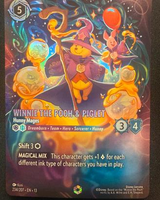 Lorcana Winnie the Pooh & Piglet Enchanted 234/207