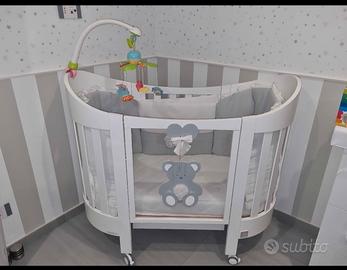 Culla e Fasciatoio linea iItalbaby orsetto