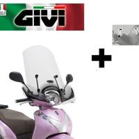 PARABREZZA GIVI 1125A + ATTACCHI HONDA SH MODE 125