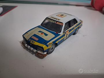 modellino cougar 1/43 peugeot 504 rally