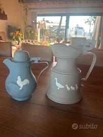 Brocche peltro stile country